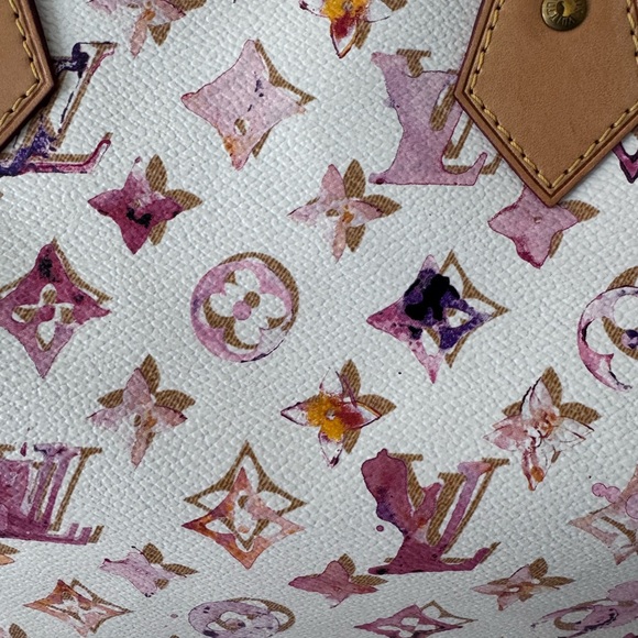 Louis Vuitton Speedy - Watercolor Aquarelle size 30. - Picture 5 of 13